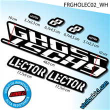 Ghost Lector vinilos adhesivos cuadro