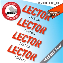 Ghost Lector vinilos adhesivos cuadro