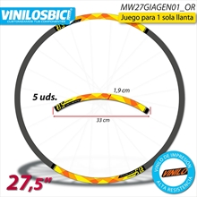 Giant 27,5 vinilos adhesivos llanta 27,5