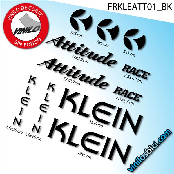 Klein Attitude vinilos adhesivos para cuadro