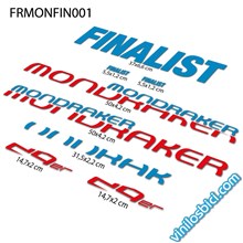 Mondraker Finalist vinilos cuadro