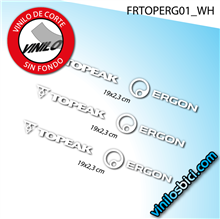 Topeak Ergon vinilos adhesivos para cuadro