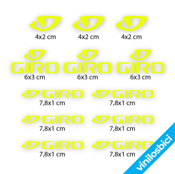 Giro Pegatinas en vinilo adhesivo Casco (5)