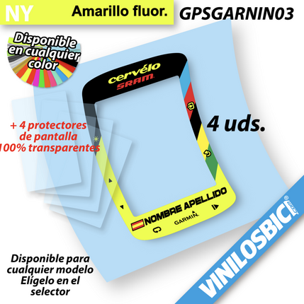 GPS Garmin Edge Touring pegatinas vinilo adhesivo protector, GPS Garmin Edge Touring stickers decal
