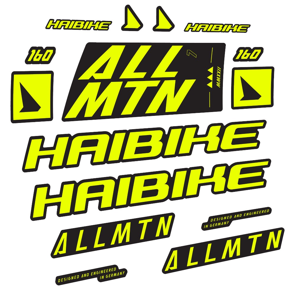 Haibike Allmtn 7 2022 Pegatinas en vinilo adhesivo Cuadro (2)