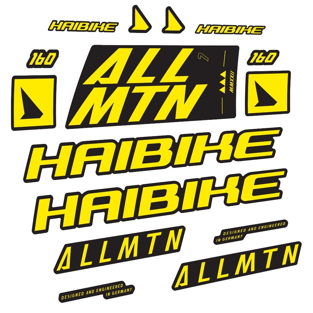 Haibike Allmtn 7 2022 Pegatinas en vinilo adhesivo Cuadro (3)