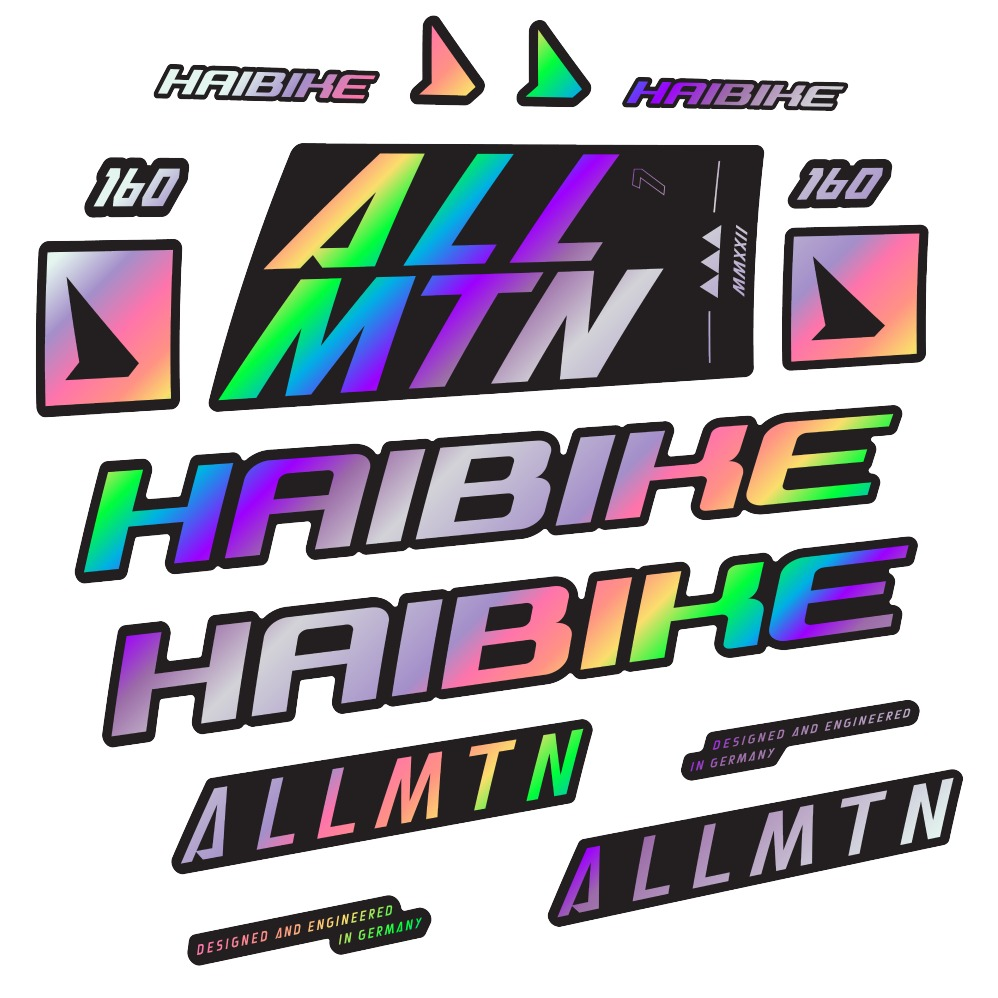 Haibike Allmtn 7 2022 Pegatinas en vinilo adhesivo Cuadro (8)