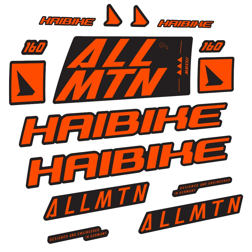 Haibike Allmtn 7 2022 Pegatinas en vinilo adhesivo Cuadro (10)