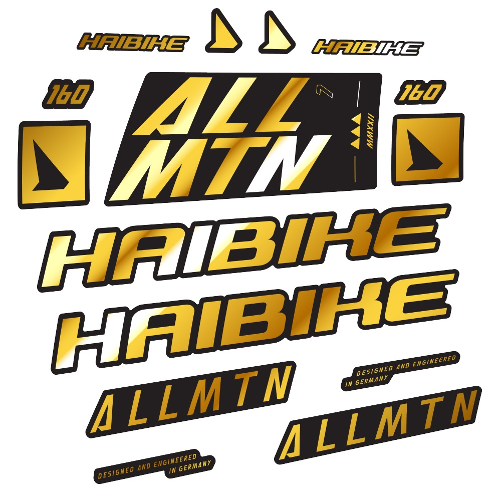 Haibike Allmtn 7 2022 Pegatinas en vinilo adhesivo Cuadro (14)