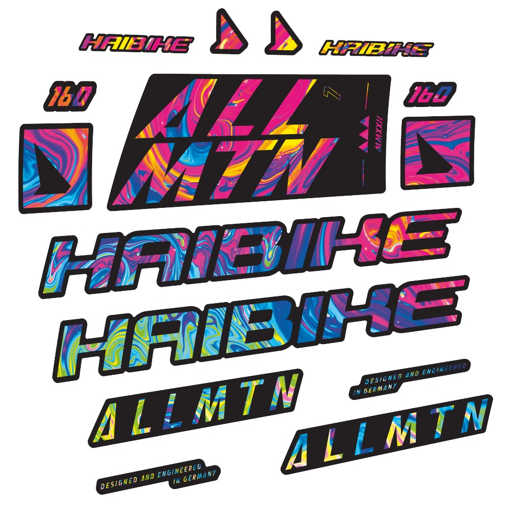 Haibike Allmtn 7 2022 Pegatinas en vinilo adhesivo Cuadro (17)