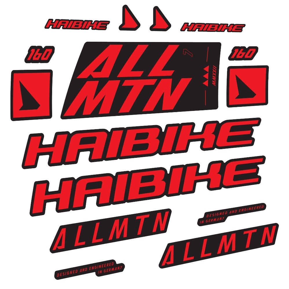Haibike Allmtn 7 2022 Pegatinas en vinilo adhesivo Cuadro (19)