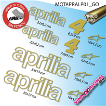 Aprilia, Alpinestars, vinilos adhesivos