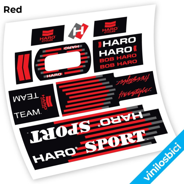 Haro Team Sport 1988 Pegatinas en vinilo adhesivo BMX (20)