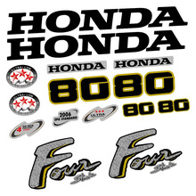 Honda Four Stroke 80cv Pegatinas en vinilo adhesivo Embarcación