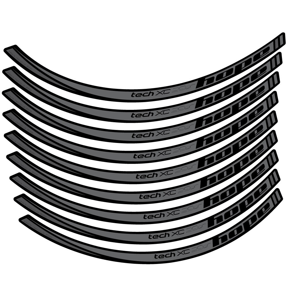 Hope Tech XC Pegatinas en vinilo adhesivo Llanta MTB (7)