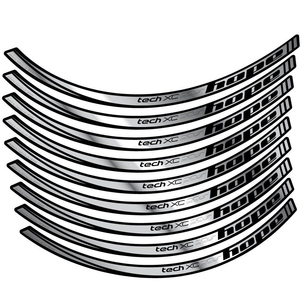 Hope Tech XC Pegatinas en vinilo adhesivo Llanta MTB (16)