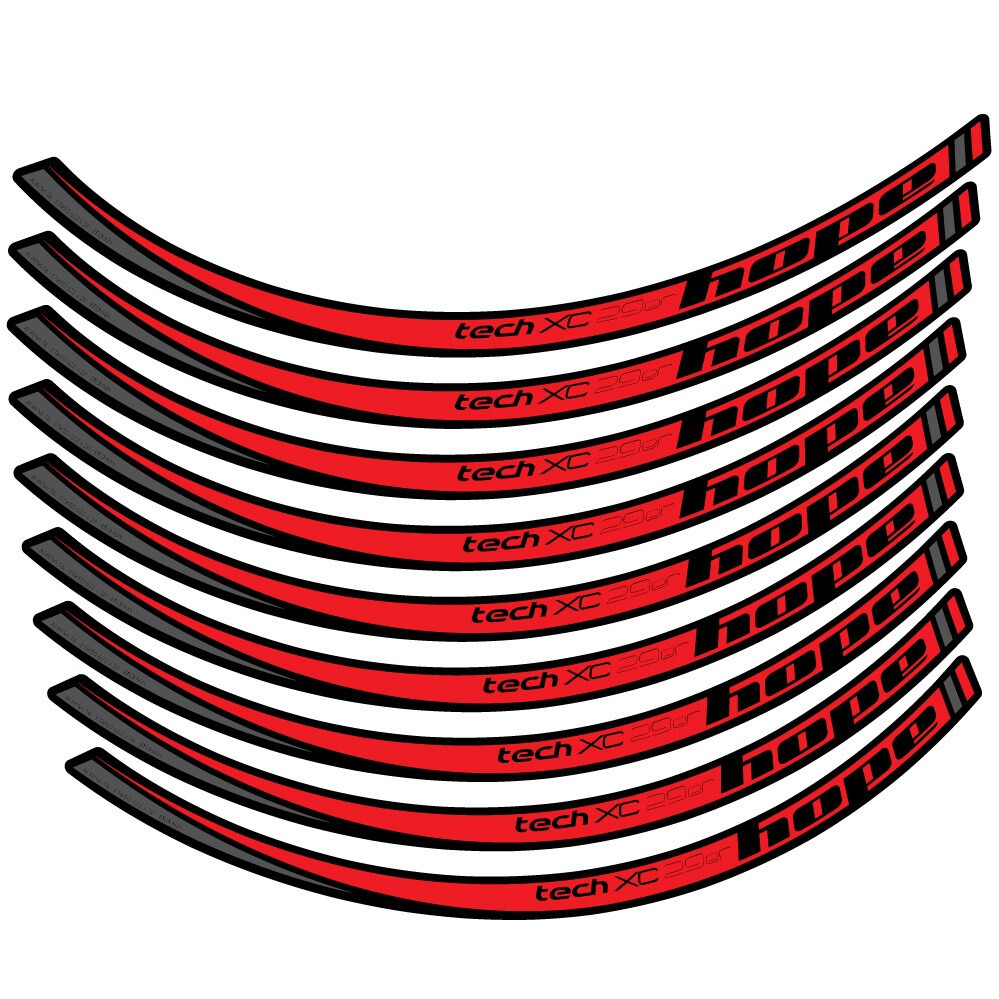 Hope Tech XC Pegatinas en vinilo adhesivo Llanta MTB (19)