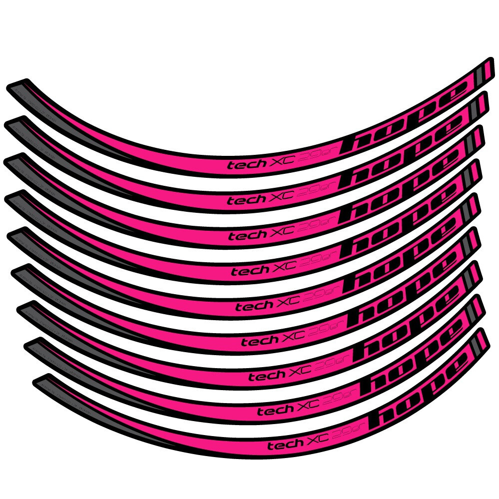 Hope Tech XC Pegatinas en vinilo adhesivo Llanta MTB (21)