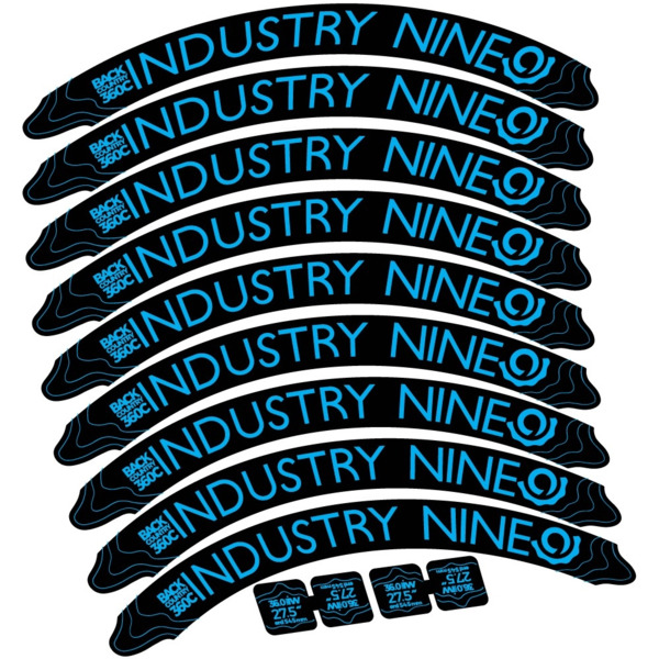 Industry Nine Back Country 360 Carbon Pegatinas en vinilo adhesivo Llanta (4)