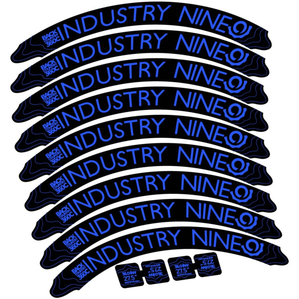Industry Nine Back Country 360 Carbon Pegatinas en vinilo adhesivo Llanta (5)