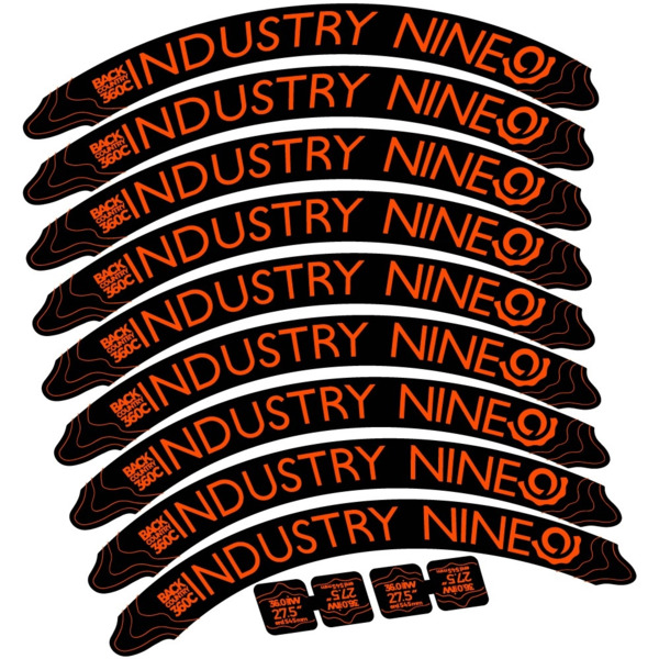 Industry Nine Back Country 360 Carbon Pegatinas en vinilo adhesivo Llanta (10)