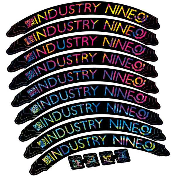 Industry Nine Back Country 360 Carbon Pegatinas en vinilo adhesivo Llanta (17)
