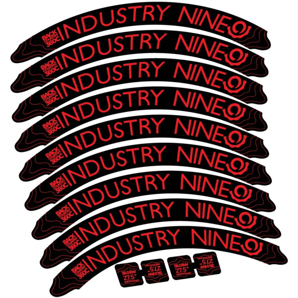 Industry Nine Back Country 360 Carbon Pegatinas en vinilo adhesivo Llanta (19)