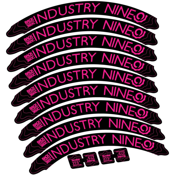 Industry Nine Back Country 360 Carbon Pegatinas en vinilo adhesivo Llanta (20)