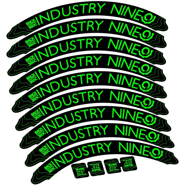 Industry Nine Back Country 360 Carbon Pegatinas en vinilo adhesivo Llanta (23)