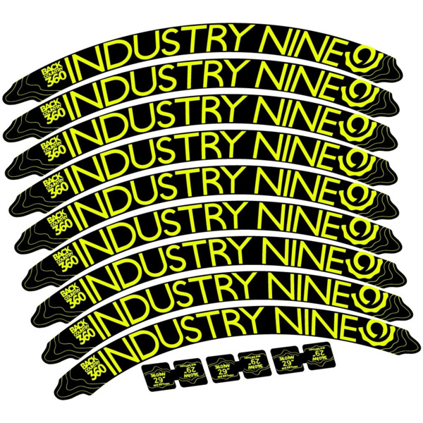 Industry Nine Back Country 360 Pegatinas en vinilo adhesivo Llanta (2)