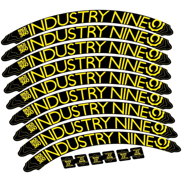 Industry Nine Back Country 360 Pegatinas en vinilo adhesivo Llanta (3)