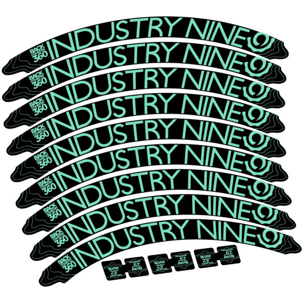 Industry Nine Back Country 360 Pegatinas en vinilo adhesivo Llanta (9)