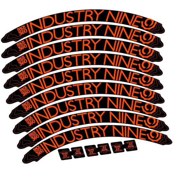 Industry Nine Back Country 360 Pegatinas en vinilo adhesivo Llanta (10)
