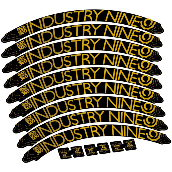 Industry Nine Back Country 360 Pegatinas en vinilo adhesivo Llanta (13)
