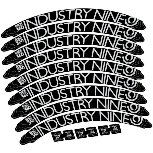 Industry Nine Back Country 360 Pegatinas en vinilo adhesivo Llanta (15)