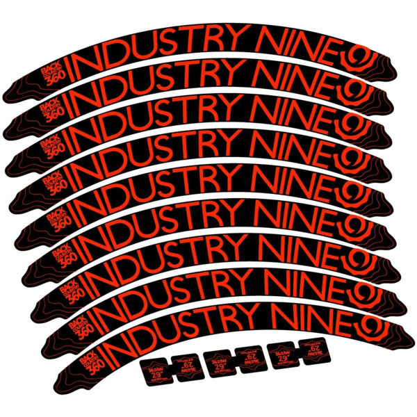 Industry Nine Back Country 360 Pegatinas en vinilo adhesivo Llanta (18)