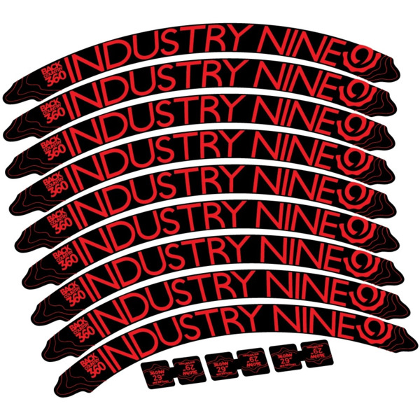 Industry Nine Back Country 360 Pegatinas en vinilo adhesivo Llanta (19)