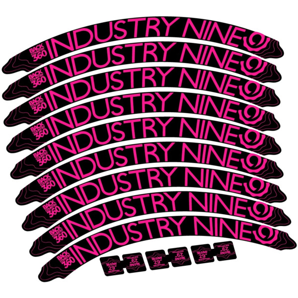 Industry Nine Back Country 360 Pegatinas en vinilo adhesivo Llanta (20)