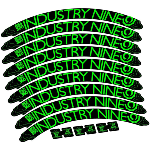 Industry Nine Back Country 360 Pegatinas en vinilo adhesivo Llanta (23)