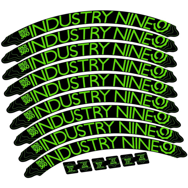 Industry Nine Back Country 360 Pegatinas en vinilo adhesivo Llanta (24)