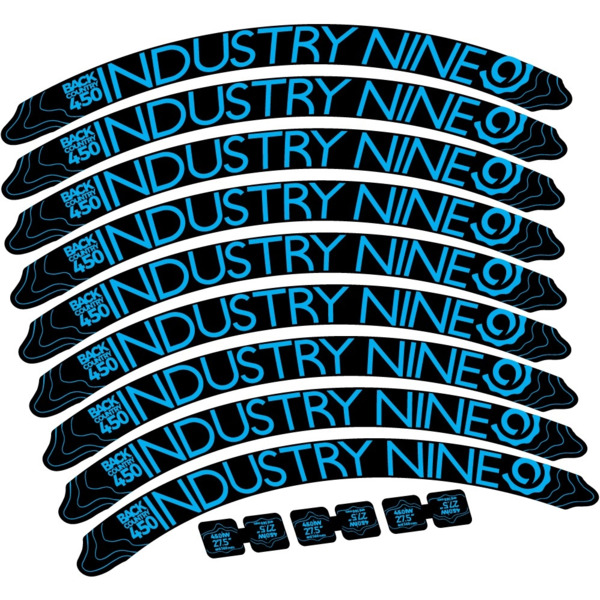Industry Nine Back Country 450 Pegatinas en vinilo adhesivo Llanta (4)