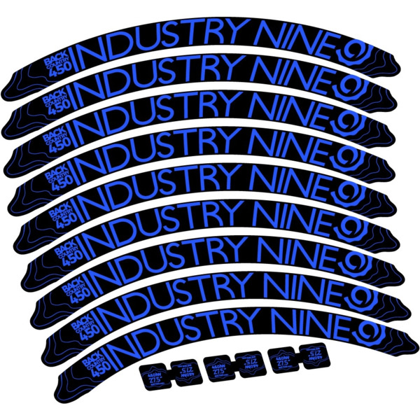 Industry Nine Back Country 450 Pegatinas en vinilo adhesivo Llanta (5)