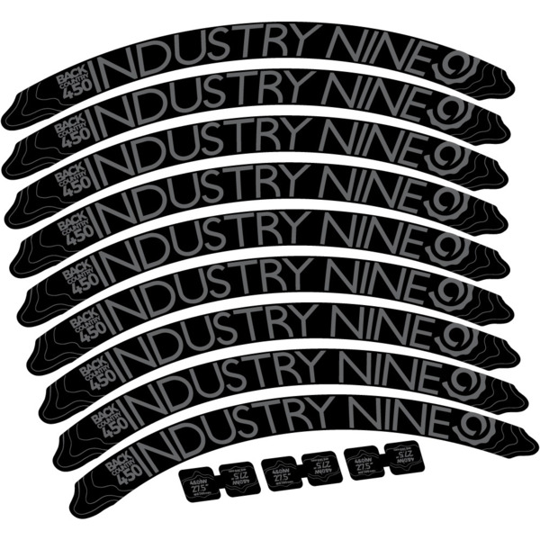 Industry Nine Back Country 450 Pegatinas en vinilo adhesivo Llanta (7)