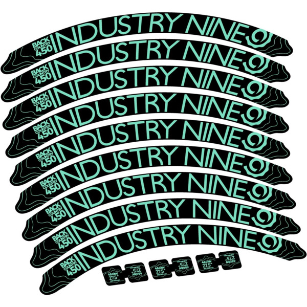 Industry Nine Back Country 450 Pegatinas en vinilo adhesivo Llanta (9)