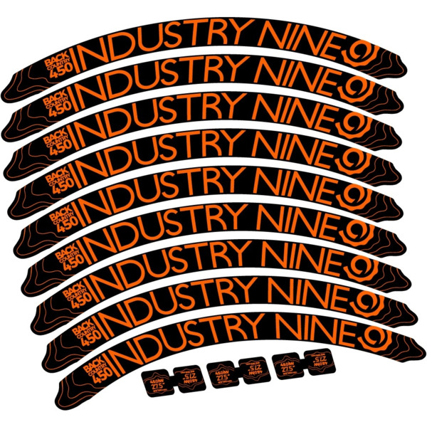 Industry Nine Back Country 450 Pegatinas en vinilo adhesivo Llanta (11)