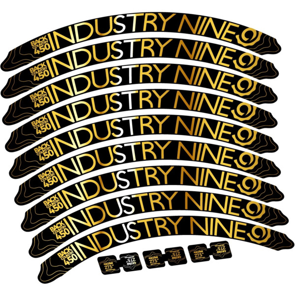 Industry Nine Back Country 450 Pegatinas en vinilo adhesivo Llanta (14)