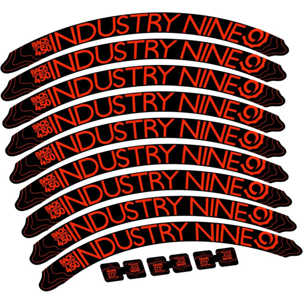 Industry Nine Back Country 450 Pegatinas en vinilo adhesivo Llanta (18)