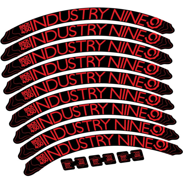 Industry Nine Back Country 450 Pegatinas en vinilo adhesivo Llanta (19)