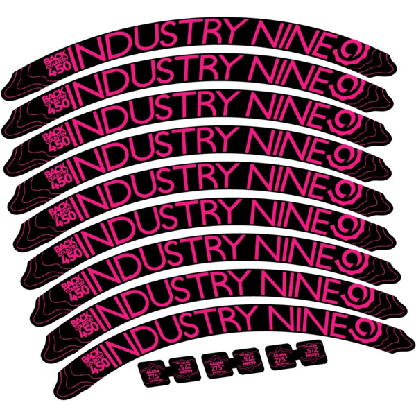 Industry Nine Back Country 450 Pegatinas en vinilo adhesivo Llanta (21)