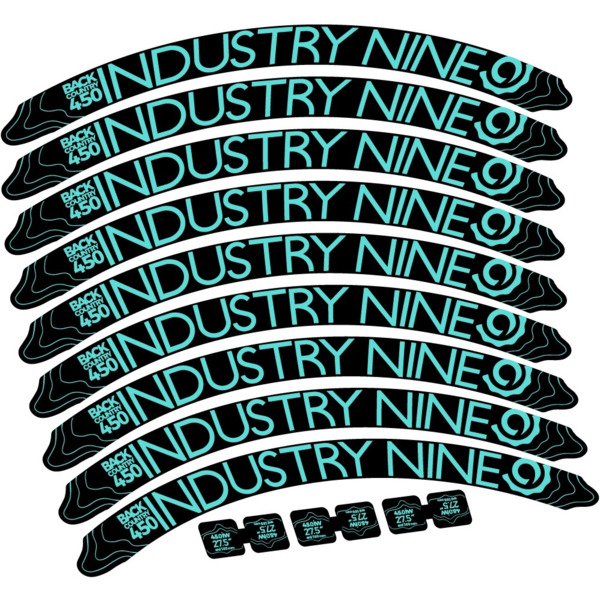 Industry Nine Back Country 450 Pegatinas en vinilo adhesivo Llanta (22)